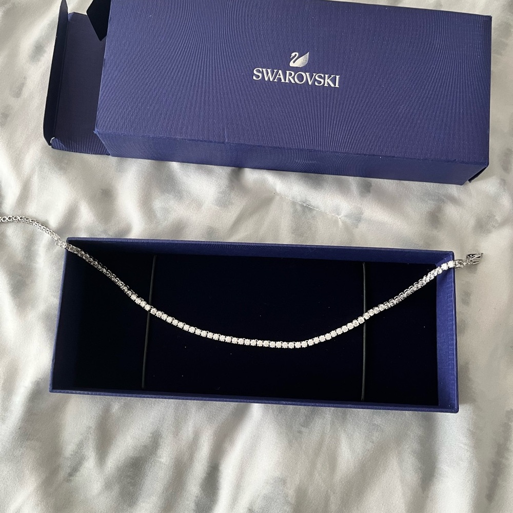 Swarovski Silver Crystal Necklace